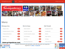 Tablet Screenshot of gringaderas.com
